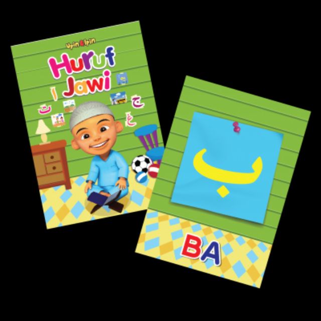 Flash cards 'huruf jawi' upin & ipin Shopee Malaysia
