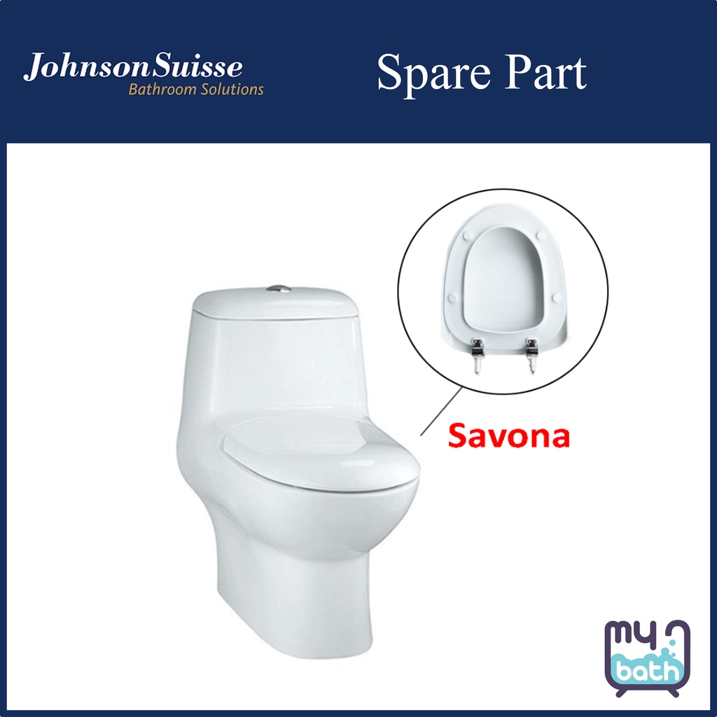 Johnson Suisse WBTS800066WW Replacement Savona Toilet Seat & Cover