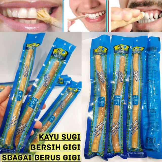 Bersih Gigi dgn Kayu  Sugi Jom Bersiwak  Shopee 