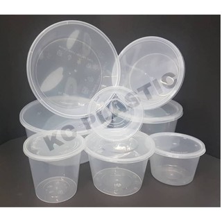 FC 3000 Round Plastic  Food Container Bekas  Plastik  Bulat 