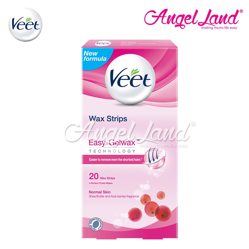 Veet Hair Removal Wax Strip 20 18 S Shopee Malaysia