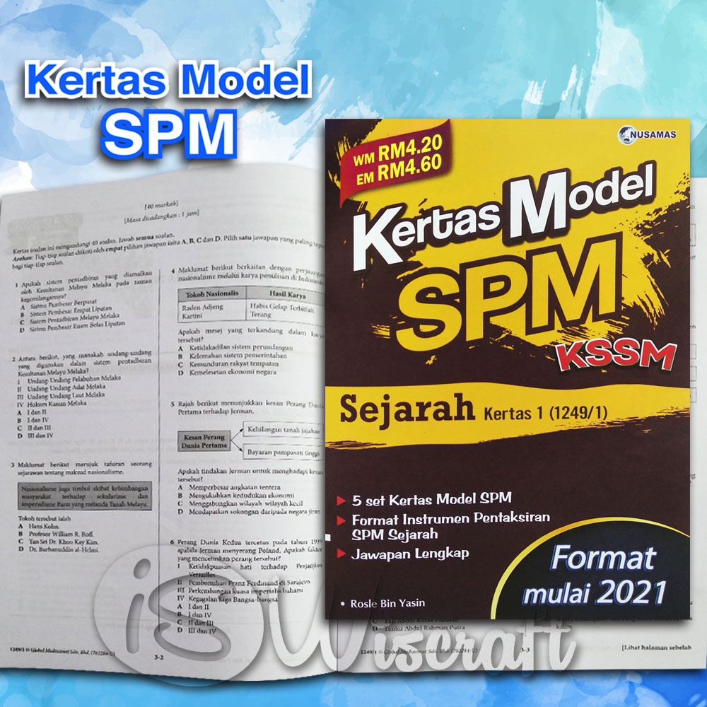 Is Kertas Model Spm Nusamas Shopee Malaysia