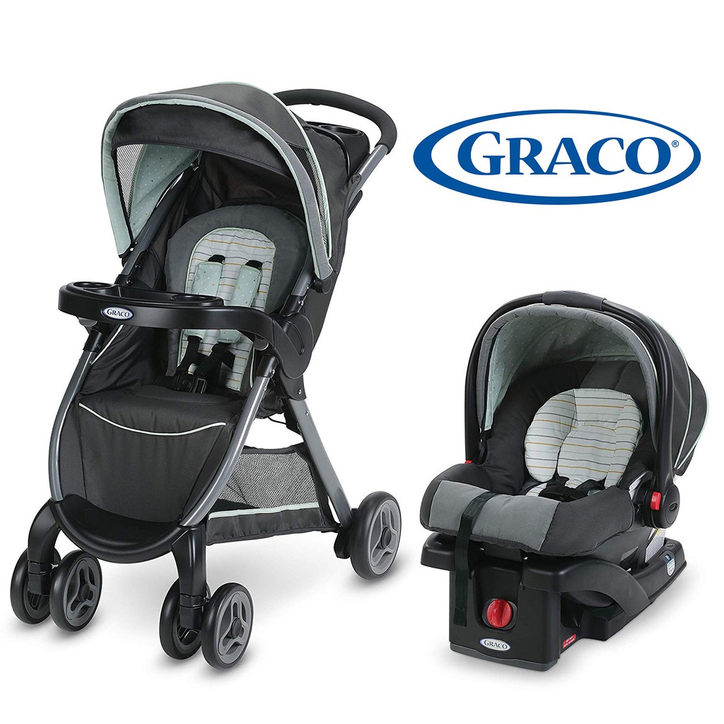 Graco FastAction Fold Travel System Includes FastAction Fold Stroller