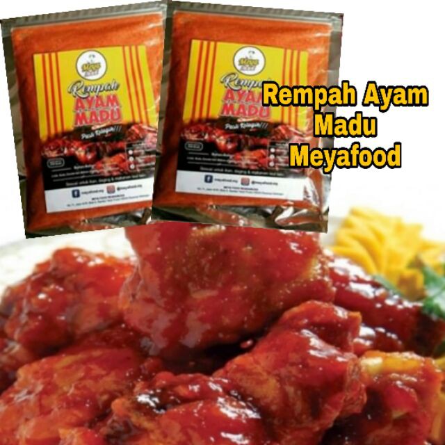 REMPAH AYAM MADU ORIGINAL & SPICY MEYA FOOD  Shopee Malaysia