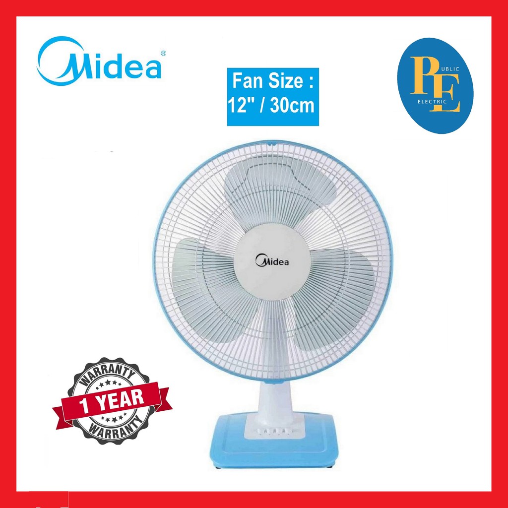 Buy Midea Electric Table Fan 12 30cm Mf 12ft17nb Seetracker Malaysia