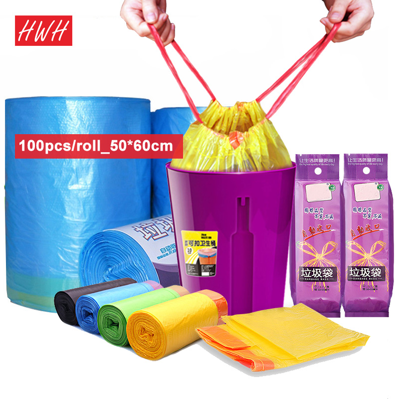 (MalaysiaReadyStock)HWHOME Garbage Bags Kitchen Rubbish Bags office