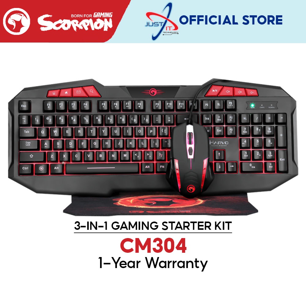 Marvo CM304 3-In-1 Gaming Starter Kit | Shopee Malaysia