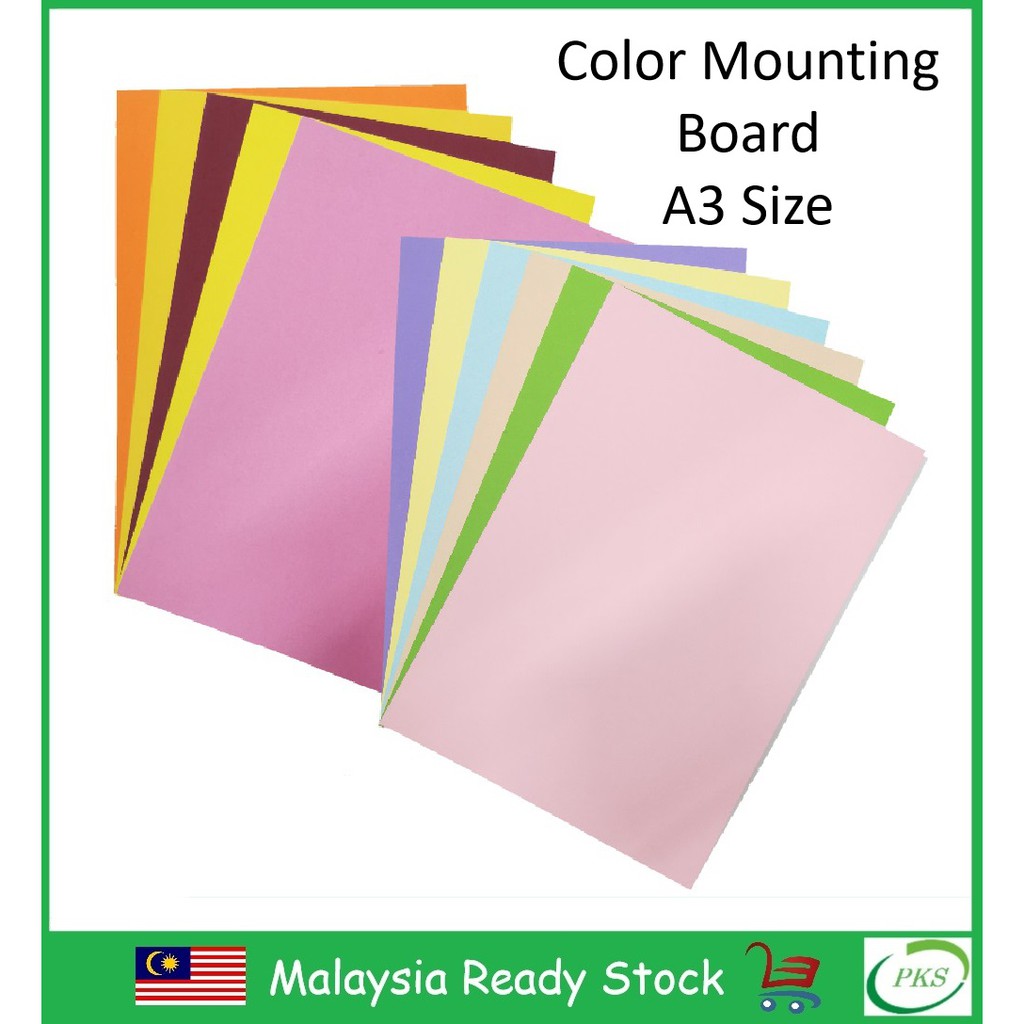 Mounting Board Colour A3 Size | Shopee Malaysia