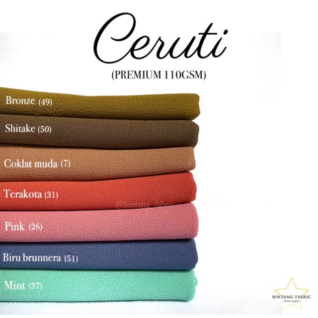 Ceruti Ceruty Baby Doll Premium Fabric 1 2 Meters Shopee Malaysia