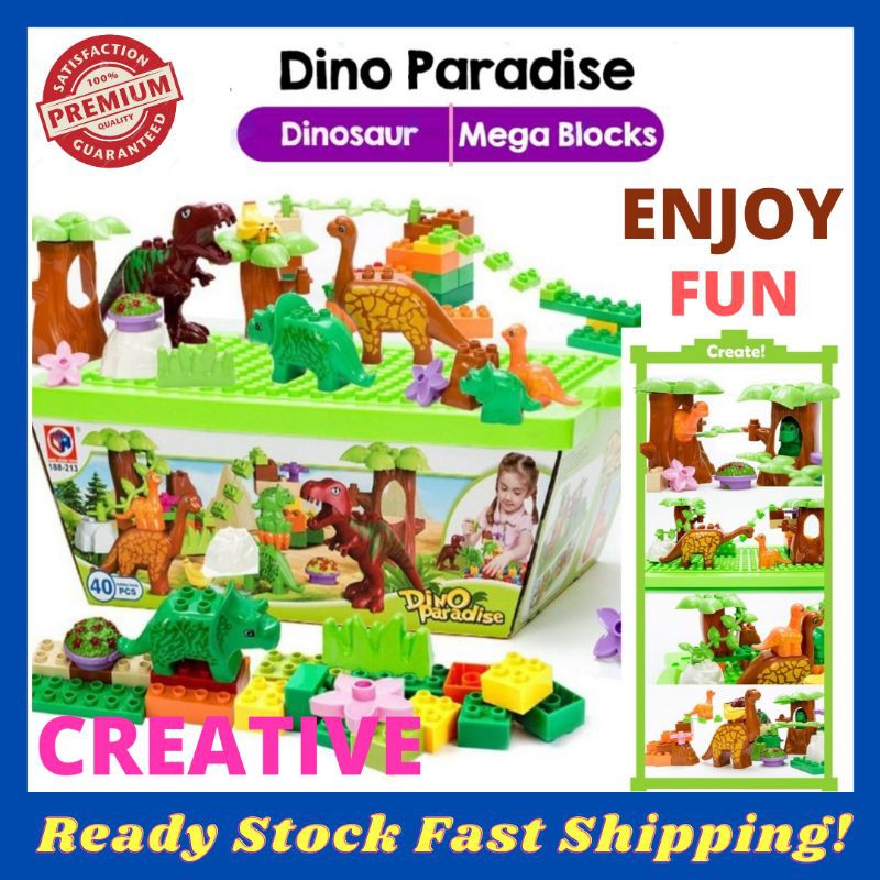 lego blocks dinosaur