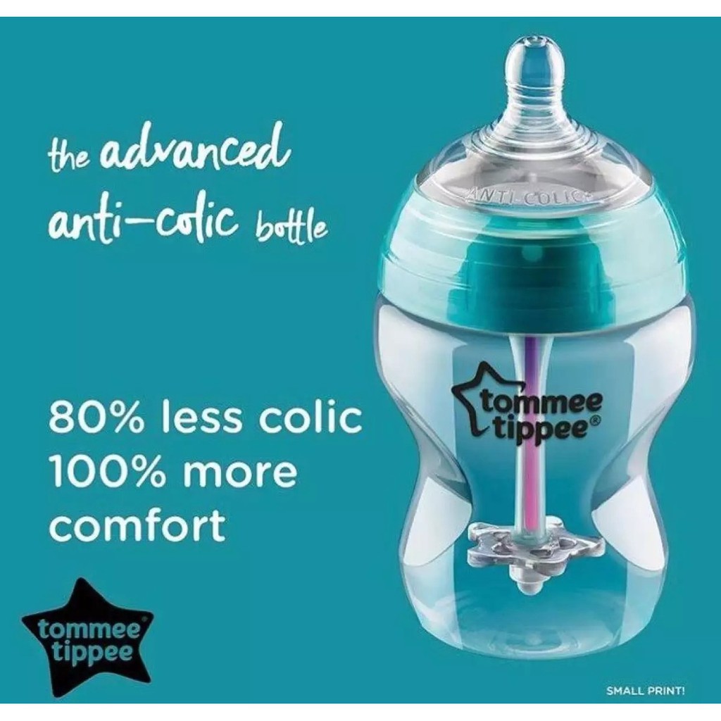 Tommee Tippee CTN Vented bottle (Anti Colic Plus) 5oz/9oz (1pc