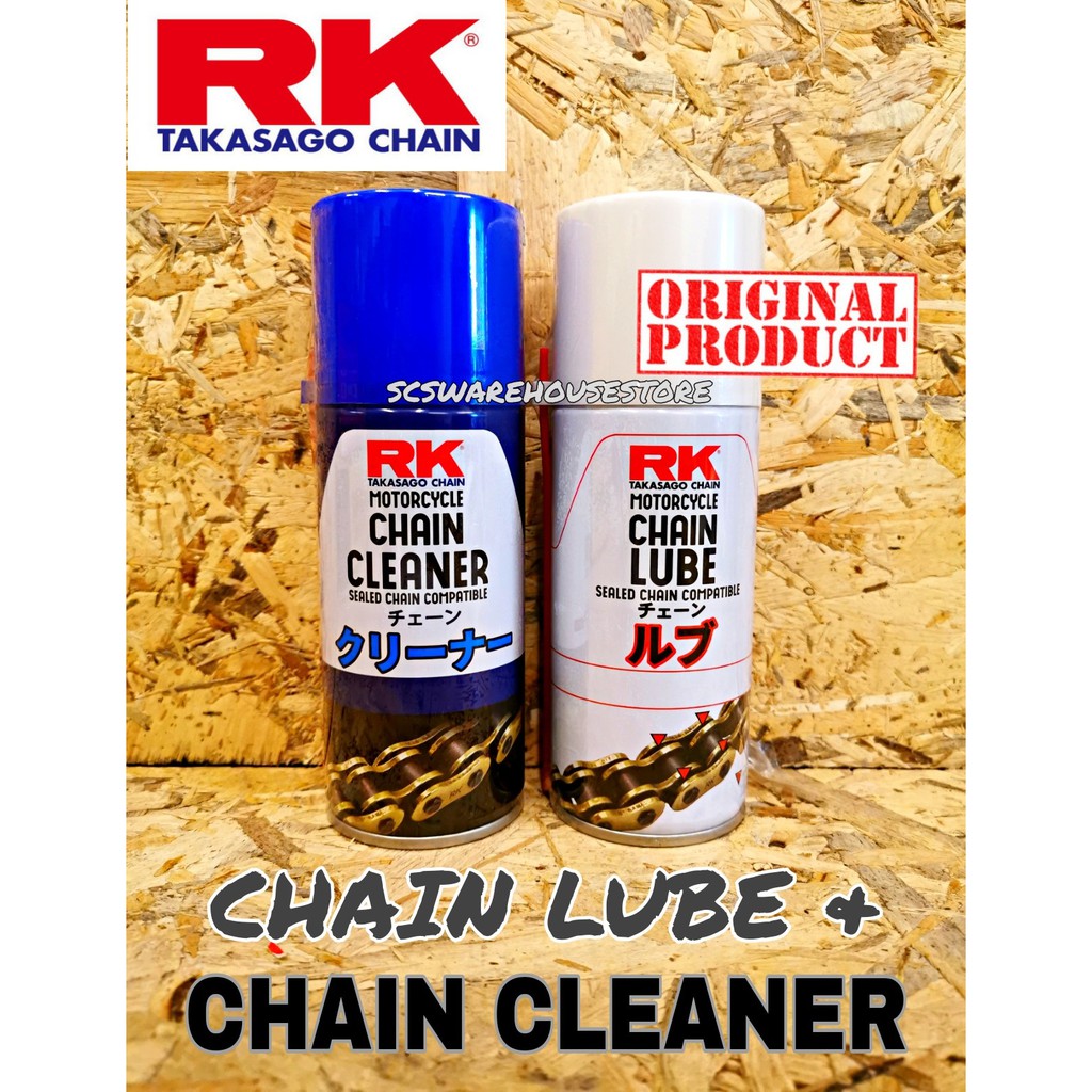 Chainlube Chain Lube Rk Takasago Chain Cleaner Rk Takasago 100ml Brush Mt15 Y16zr Y16 R15 Rs150 Rfs150 Vf3i R25 Mt25 Shopee Malaysia