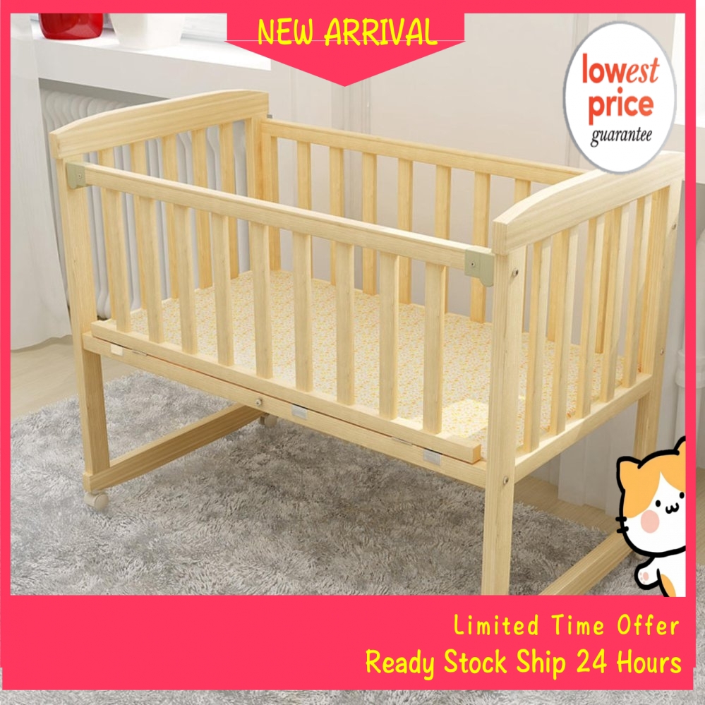 wooden play cot