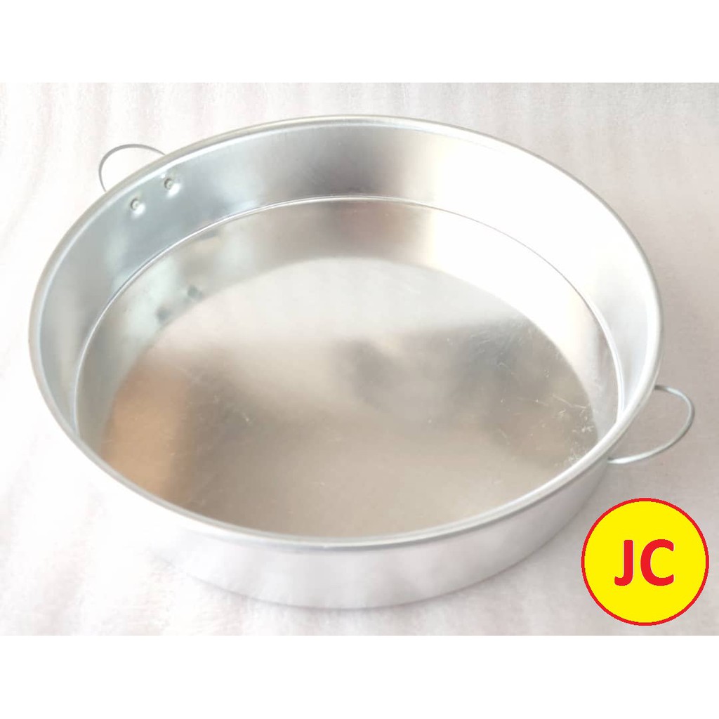 Buy 48cm Extra Thick Aluminium Round Cake Plate With Double Handle Round Baking Mould Loyang Kek Bulat Seetracker Malaysia