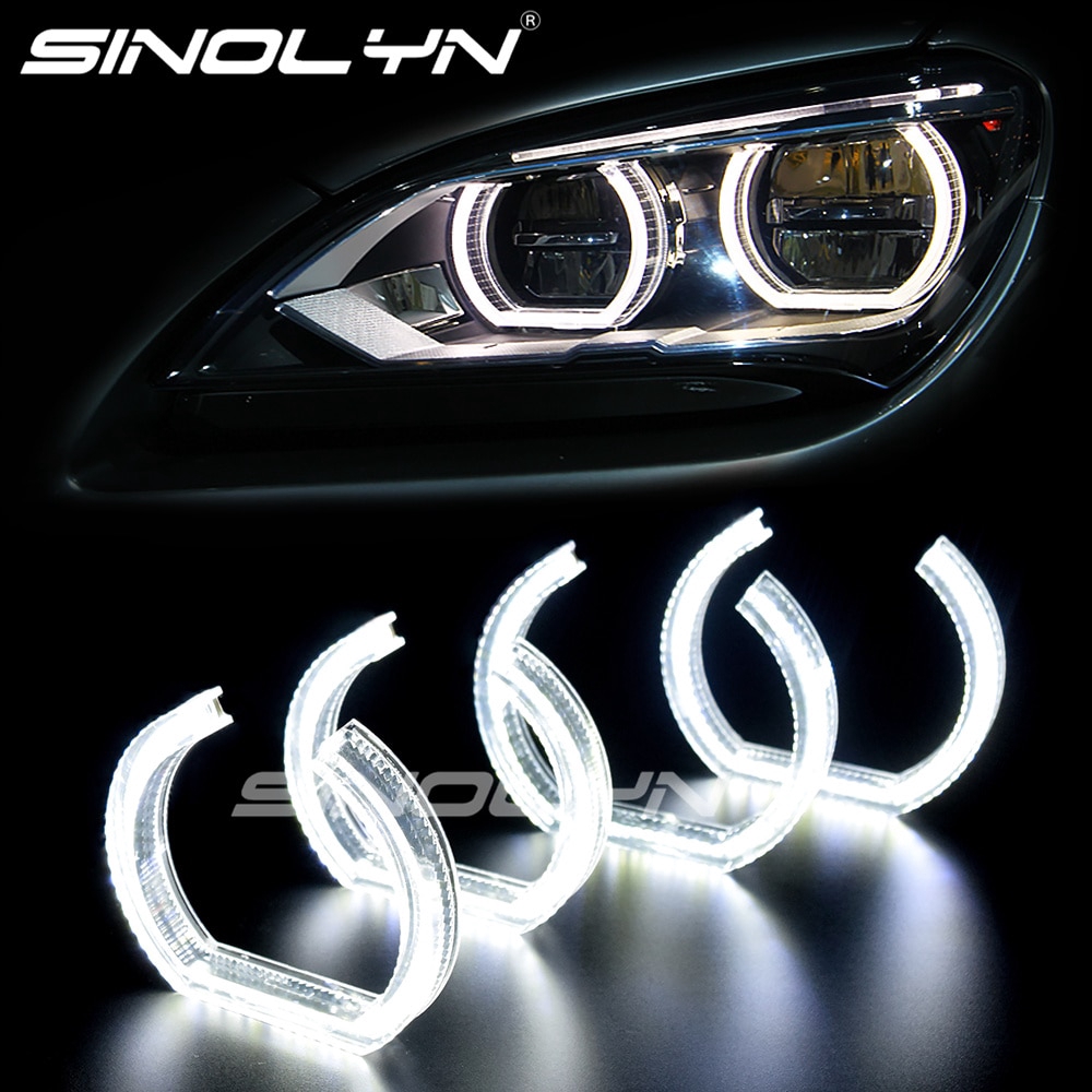 ICONIC LED KIT BMW HEADLIGHTS CONCEPT M4 STYLE DTM FOR M3 M5 F30 E90 E92 RINGS