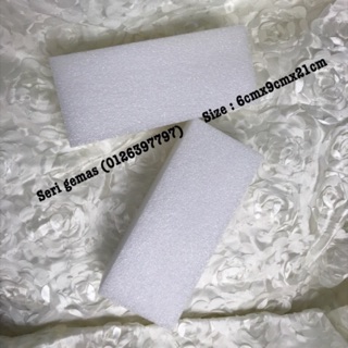Gabus bunga eva foam putih / sponge putih / magic sponge | Shopee Malaysia