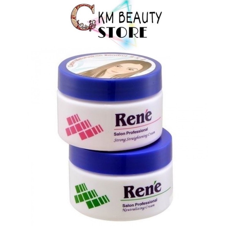 Rene Hair Strong Straightening Cream + Neutralizer (2x120ML)