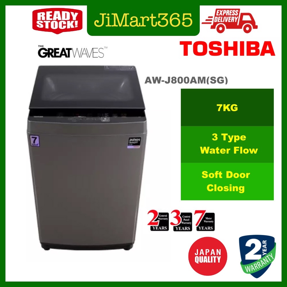 Toshiba 7KG/7.5KG/8.5KG Washing Machine AWJ800AM(SG) Mesin Basuh