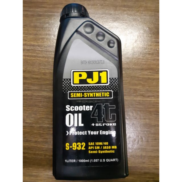 Pj1 4t Scooter Oil 10w 40 Semi Synthetic S 932 For Sym Scooter Jet Power 125 Vts200 Evo250 Evo250i Crusym 250 Shopee Malaysia