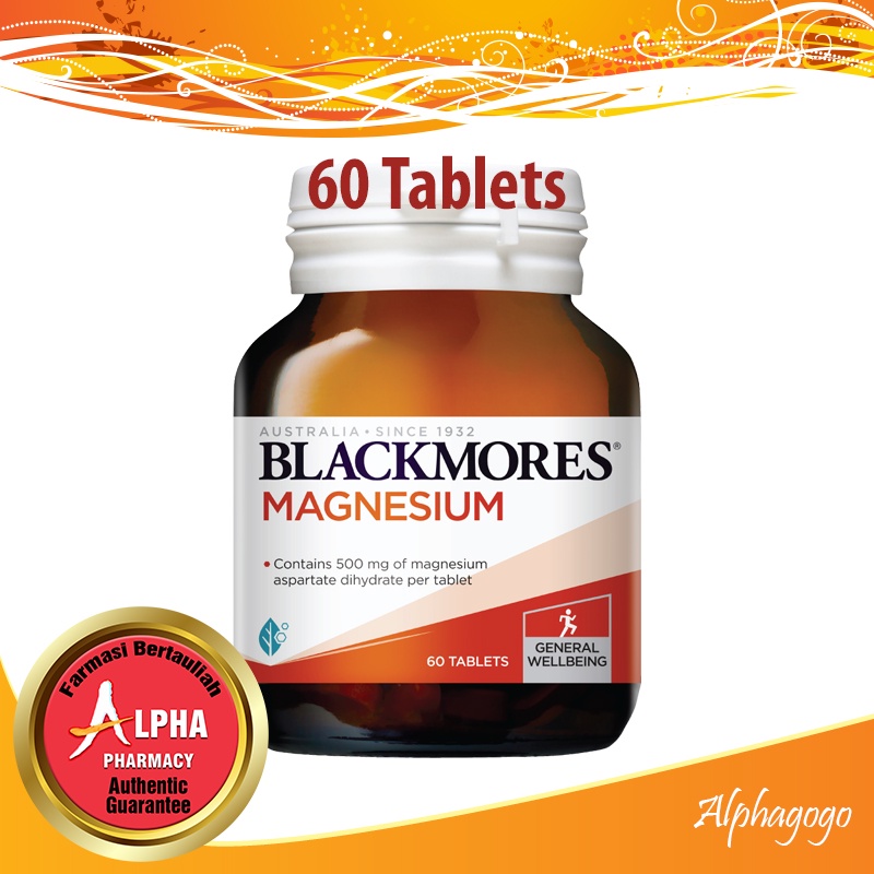 Blackmores Magnesium 60 Tablets (Exp 10/23) Shopee Malaysia