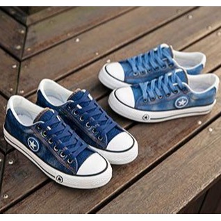 jeans canvas shoes