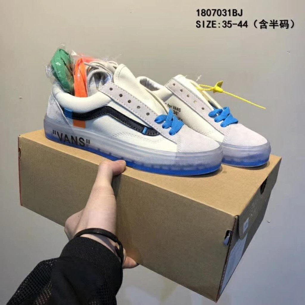 Virgil Abloh Off-White X Vans Vault OG style 36 Size 35-44 | Shopee ...