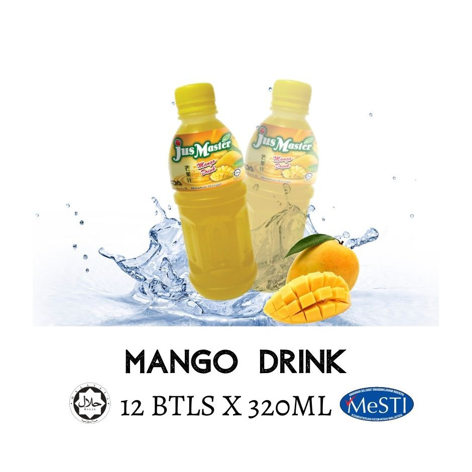 Jus Master Mango / Manga Juice (Flavour Drink)(12 x 320ML)
