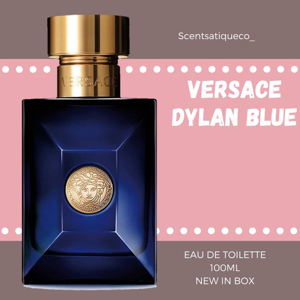 100 Original Perfume Versace Dylan Blue Pour Homme Shopee Malaysia 