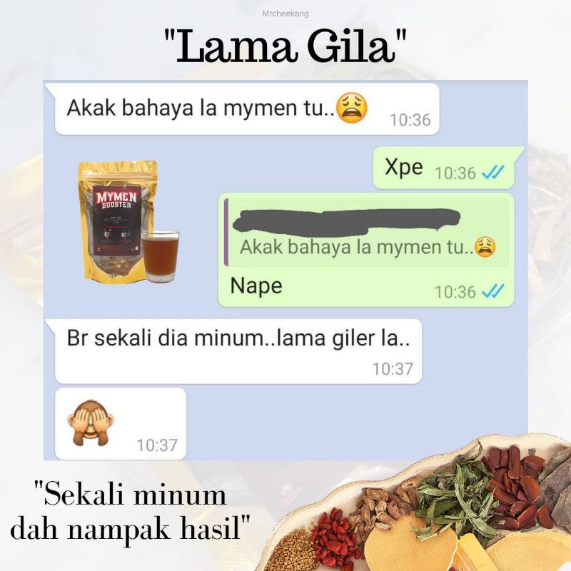 Buy 𝐍𝐀𝐓𝐔𝐑𝐀𝐋 𝐏𝐑𝐎𝐃𝐔𝐂𝐓 Mati Pucuk Kendur Stamina Mymen Booster Membantu Masalah Tenaga Batin Lelaki Memekatkan Air Mani Seetracker Malaysia