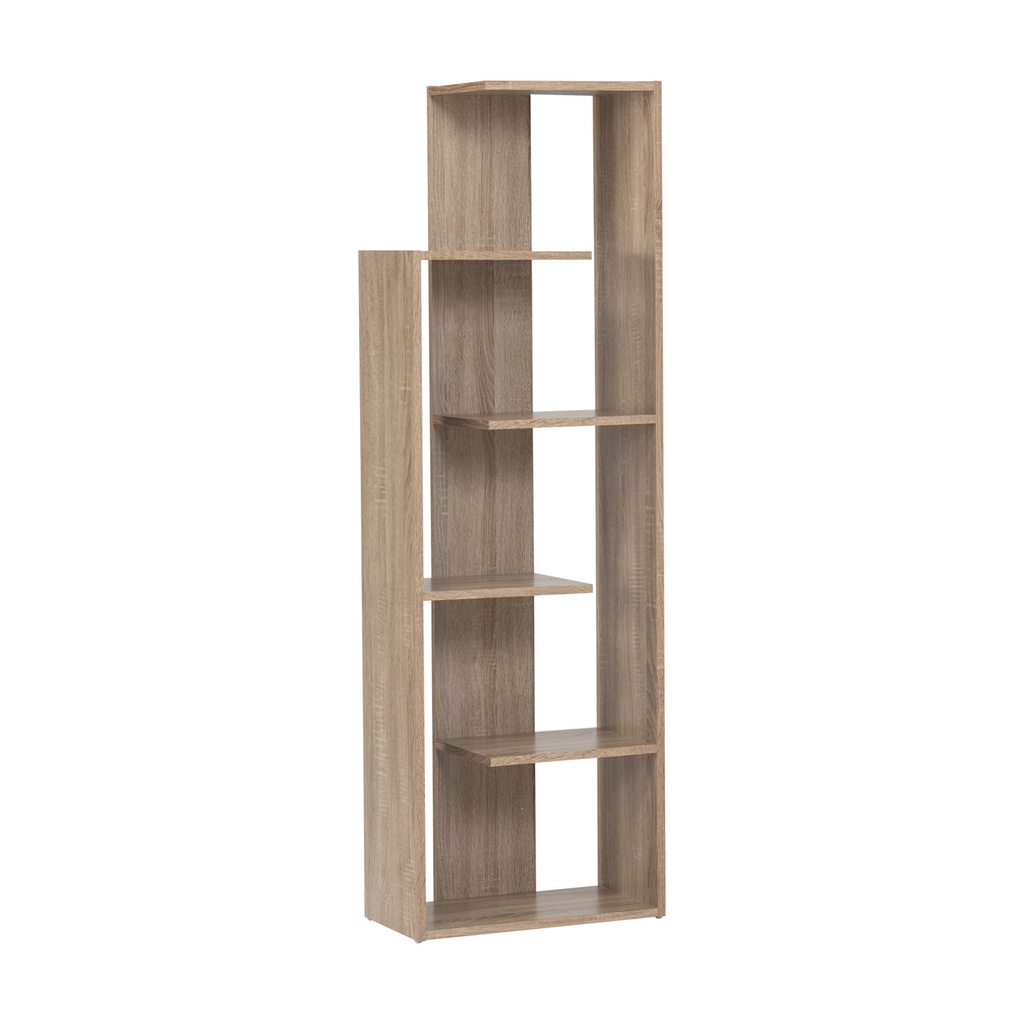 Hana Modern 5 Tiers High Divider Book Rack Bookcase Storage Decoration ...