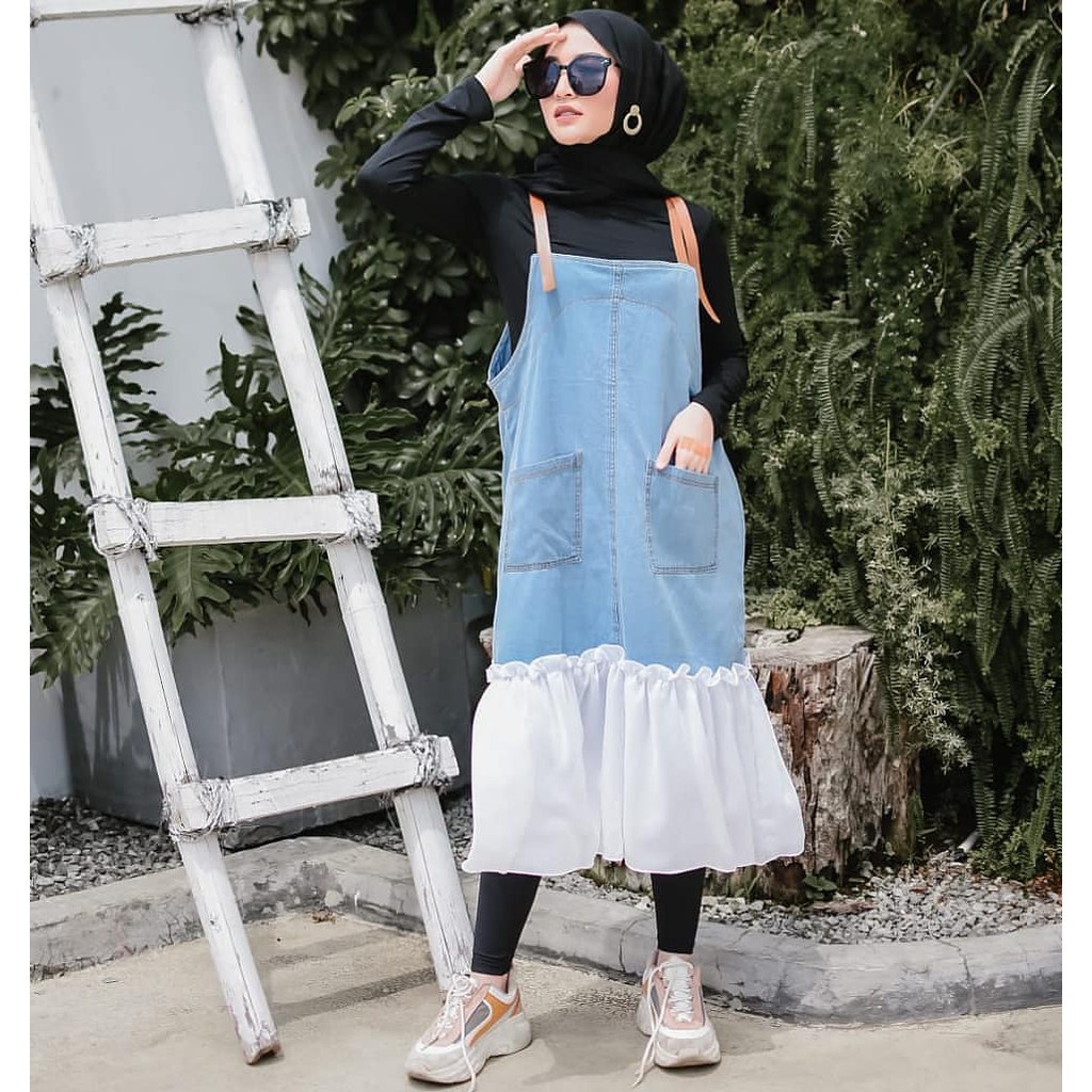 overall jeans shopee