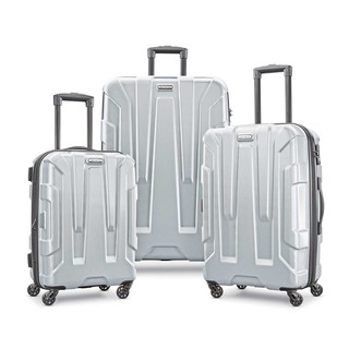 centric expandable hardside luggage with spinner wheels