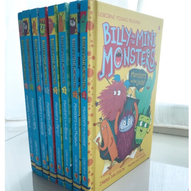 Billy And The Mini Monsters By Usborne Set Of 8 Hardcover Books