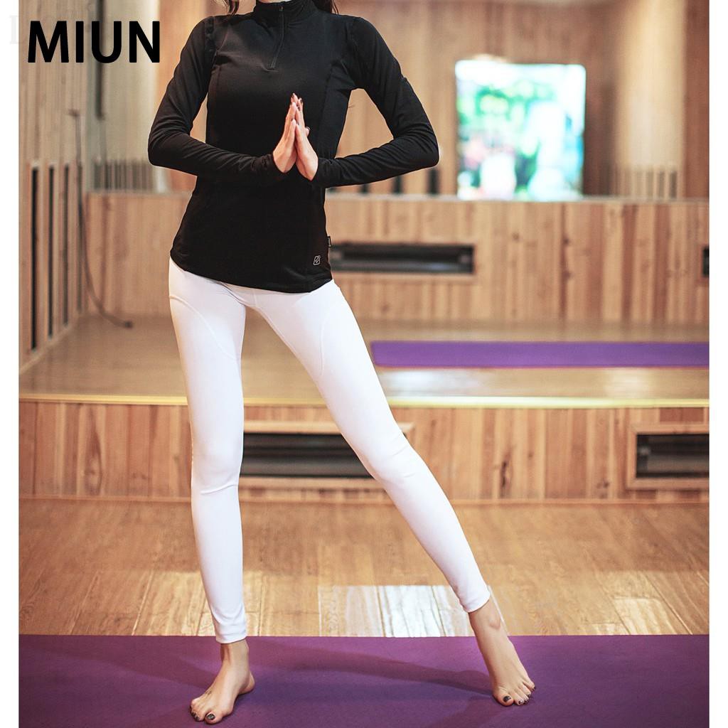 tight white yoga pants