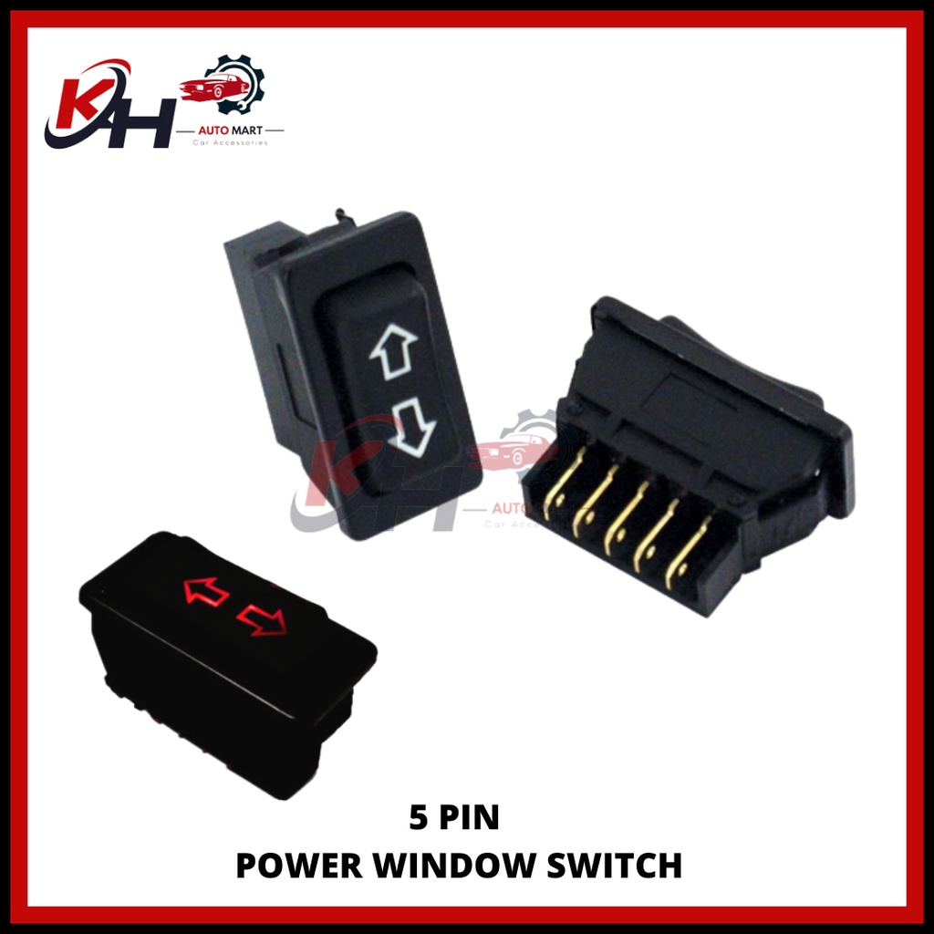 PROTON ISWARA / WIRA / KANCIL Power Window Sub Switch (5 Pin) | Shopee ...