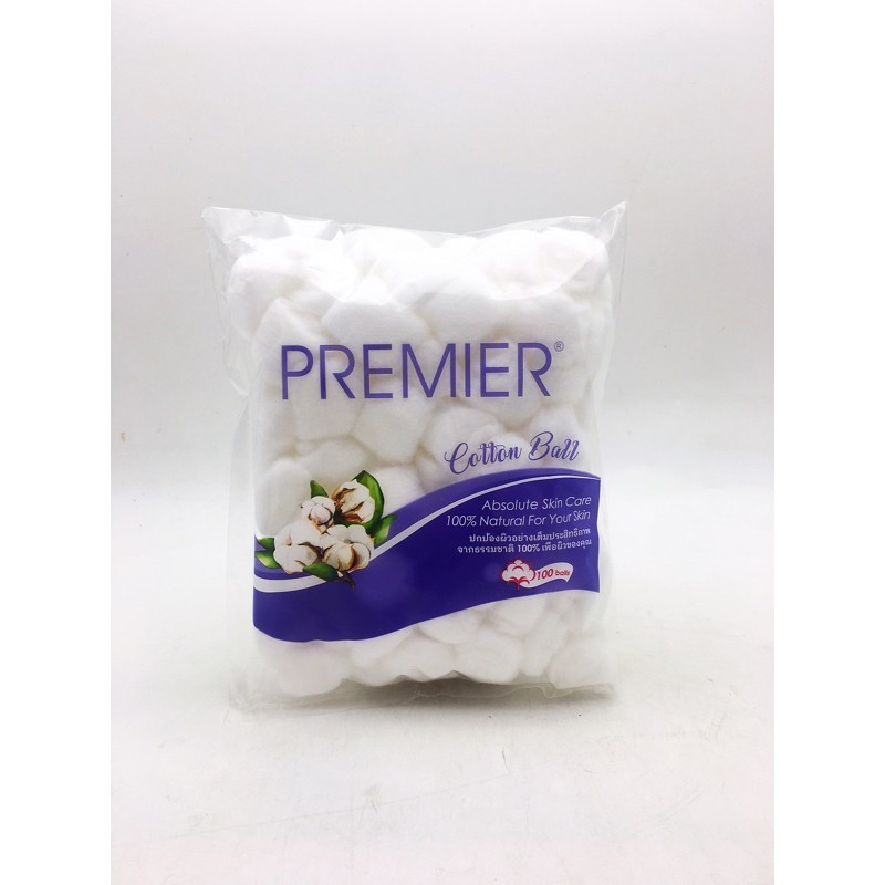 Premier Cotton Ball 100 Balls Shopee Malaysia