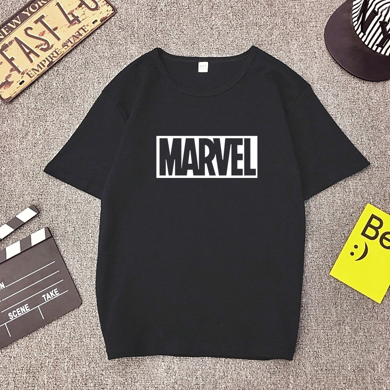 2019 New Fashion Women T Shirts Marvel Clothes Black T Shirt White Tops Casual Print Tshirt Plus Size M Xxxl My9047j Shopee Malaysia