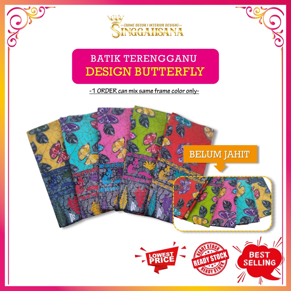 Kain Batik Original Terengganu Kain Sarong Kain Batek Kain Selesa Sedap