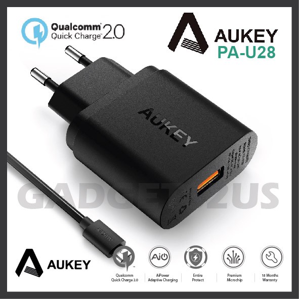 Aukey Quick Charger Qc3 0 Portable Mirco Usb Phone Charger For Iphone Samsung S8 Xiaomi Mi5 Qc2 0 Compatible Mobile Wall Charger Aukey Quick Charger Wall Chargerusb Phone Charger Aliexpress