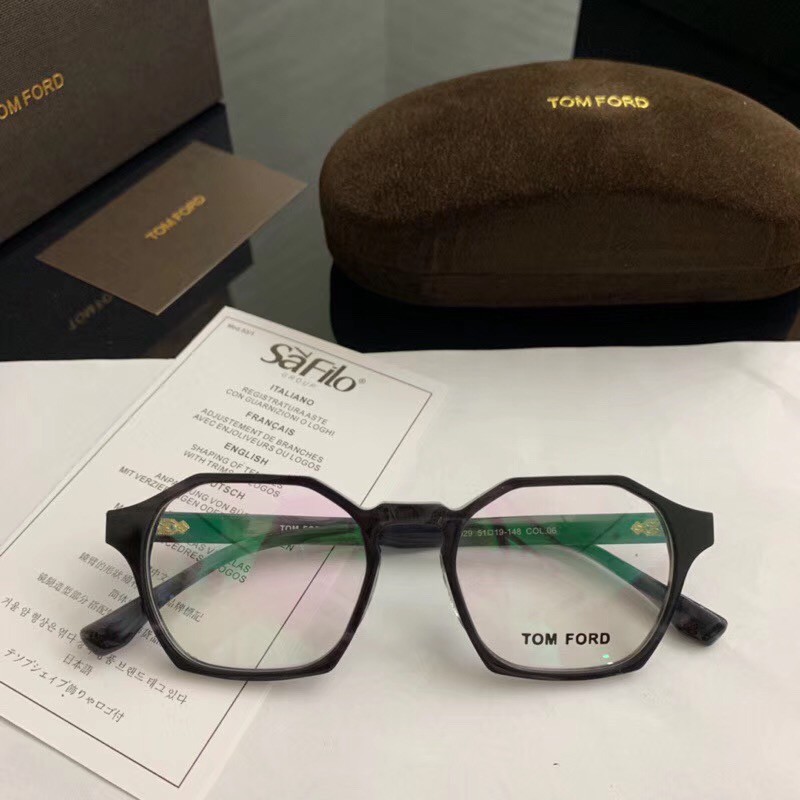 TOM FORD high quality sheet hexagonal eyeglasses frame for men and women  retro large frame optical glasses | Shopee Malaysia