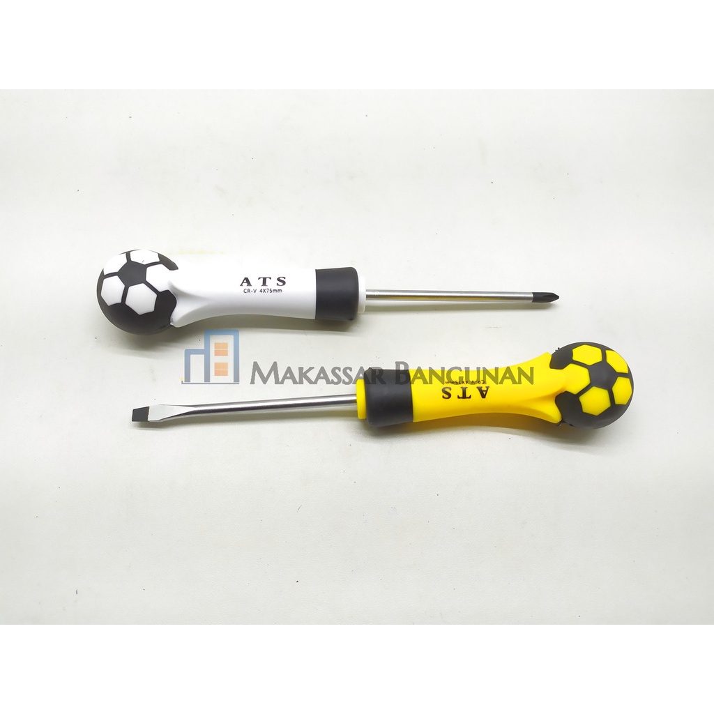 Ats 3 Inch PVC Ball Handle Screwdriver Shopee Malaysia