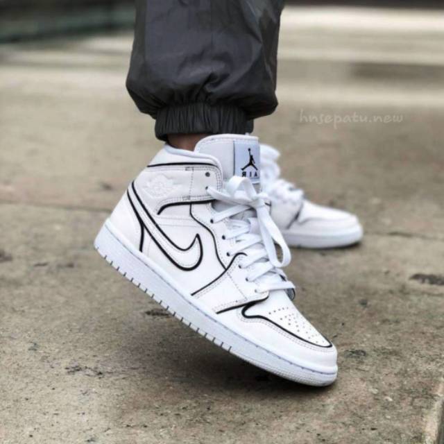 air jordan white reflective