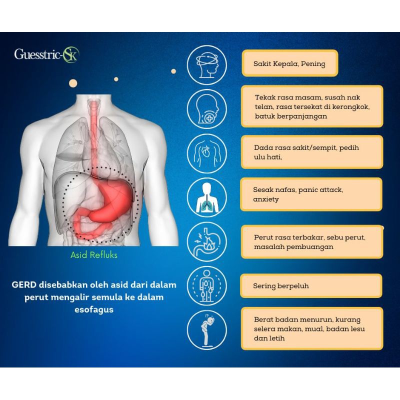 Susu Guesstric Sk Penawar Masalah Angin Gastrik Dan Gerd Free Postage Shopee Malaysia