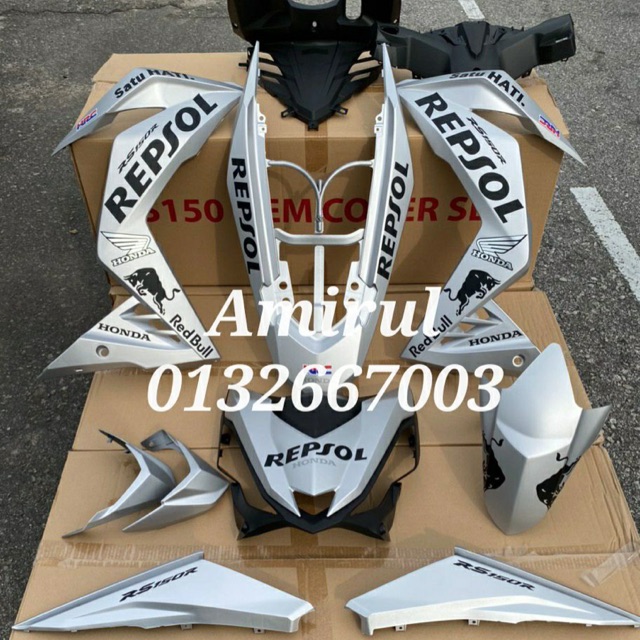 Buy Coverset Rs150 Rs150r Oem Redbull Silver Set Rs150 Rs150r Oem Redbull Silver Seetracker Malaysia