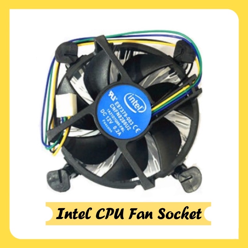 Intel CPU Fan Socket 775 1150 1151 1155 1156 for i3 i5 i7 4Pin CPU