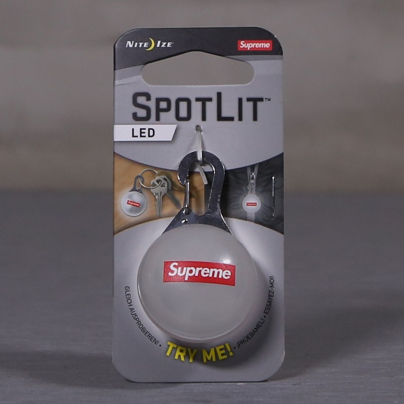 supreme spotlight keychain