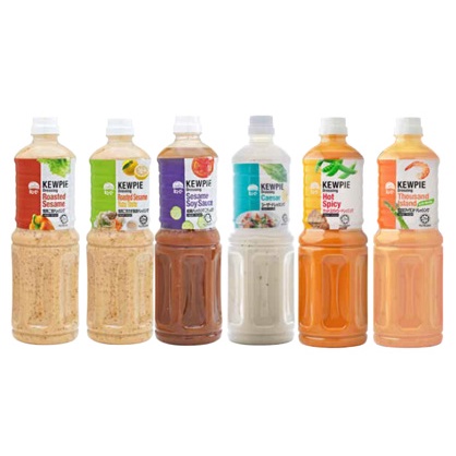 Kewpie Dressing 1 Litre (Roasted Sesame/ Caesar/ Hot spicy/ Yuzu/ Teriyaki/ Sesame Soy Sauce)