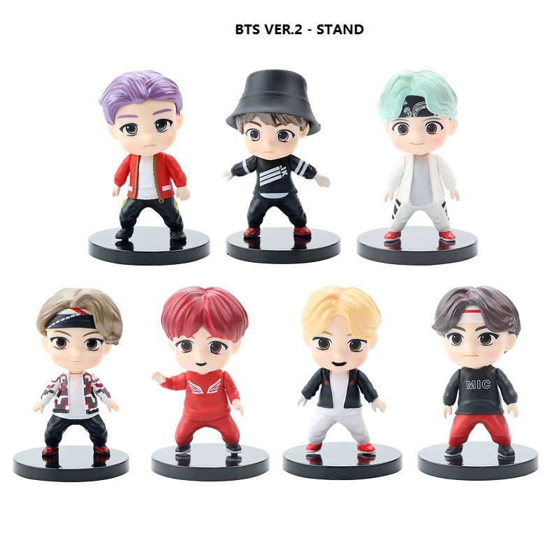 2020 New Kpop Bts Pop Up Store Tiny Tan Bts Mini Idol Doll Set All 7 Members Shopee Malaysia