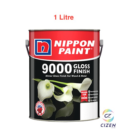  Nippon  1L Gloss Paint  Cat  Besi  Kayu Paint  for Wood 