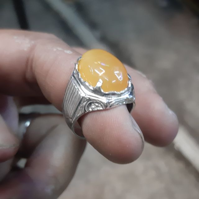 Buy Cincin Fosil Air Mani Gajah Madu Seetracker Malaysia